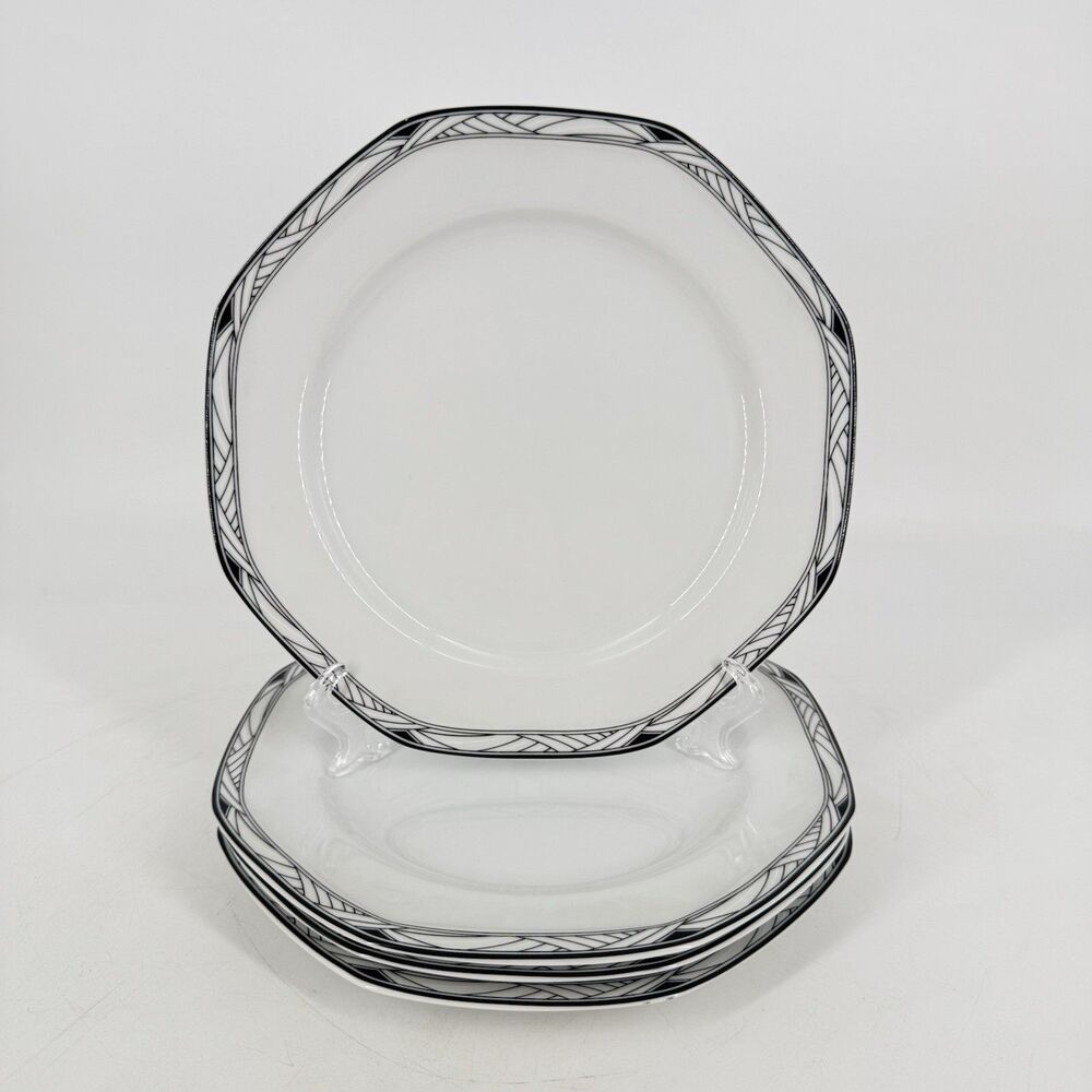 Studio Nova Synthesis Y0031 Set of 4 Salad Plates 7 3/4”